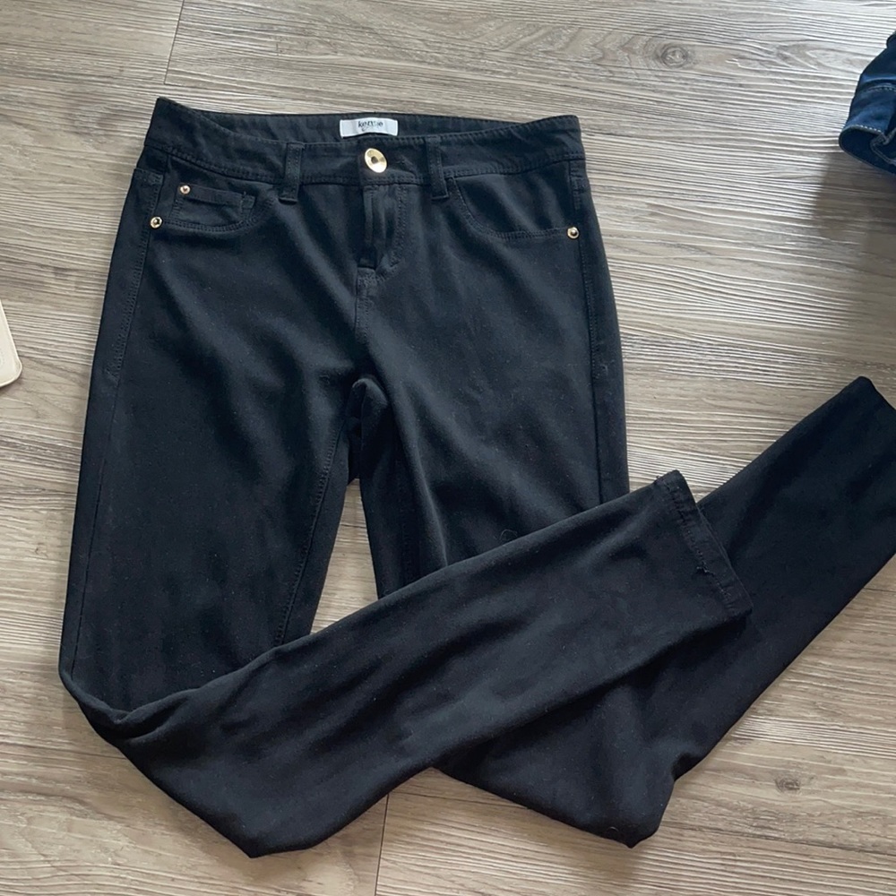Kensie High Waisted Black Jeans